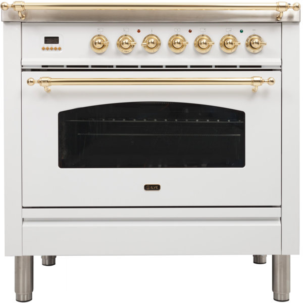 ILVE Nostalgie Series 36" 3.55 cu. ft. Freestanding Dual Fuel with